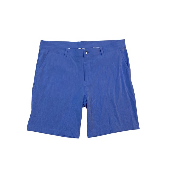 adidas Other - Adidas Golf Shorts Mens 38 Blue Cross Hatch Stretch Performance HR9055